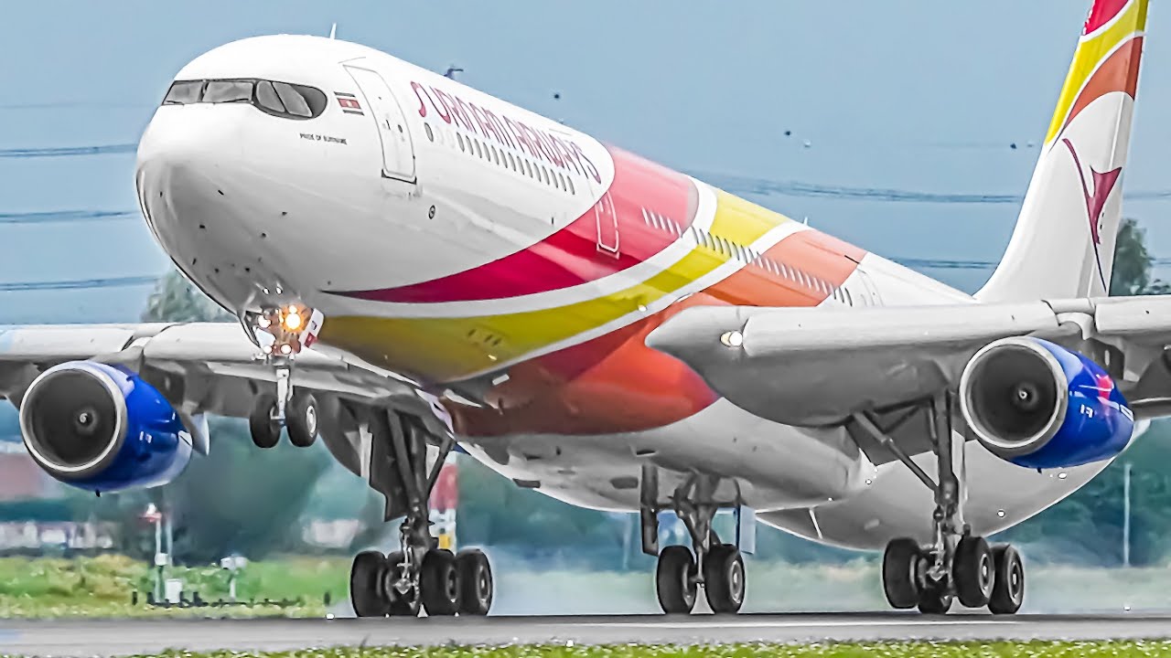 25 MINUTES of CLOSE UP Plane Spotting at AMSTERDAM Schiphol Airport [AMS/EHAM]