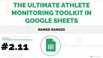 UAMT in Google Sheets #2.11 - Named Ranges