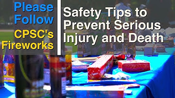 CPSC Fireworks Safety Demonstration 2017