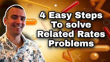 The 4 EASY Steps to Solve any Related Rates Problem | Jake