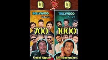 Bollywood actor vs Tollywood actor full comparison ! #bollywood #tollywood #alluarjun #srk #prabhas