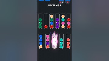 Ball Sort Puzzle nível 468 #games #gaming #gameplay #androidgames #puzzle #level #gamer #pop #sorts