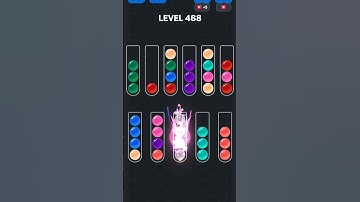 Ball Sort Puzzle nível 468 #games #gaming #gameplay #androidgames #puzzle #level #gamer #pop #sorts