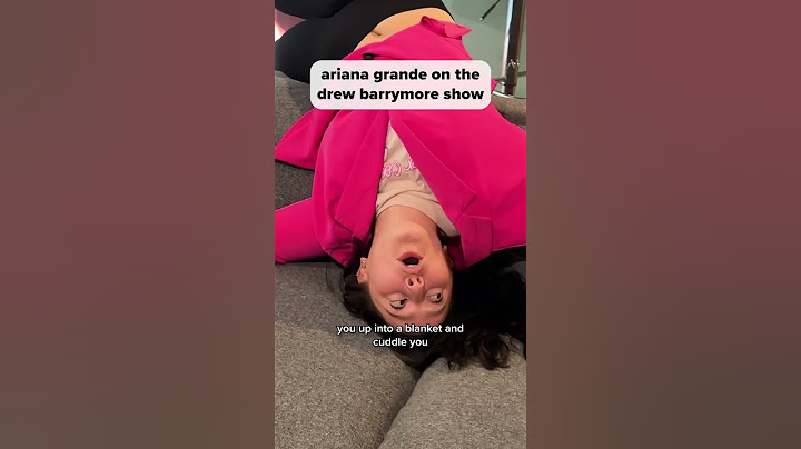 Ariana Grande on the Drew Barrymore Show