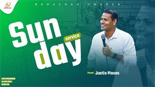 🔴 LIVE NOW - Sunday Service | Pr.Justin Moses | Berachah Church | April 21st, 2024 | #BGM