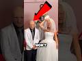 He never saw her face until their wedding! 😲💍 #shorts