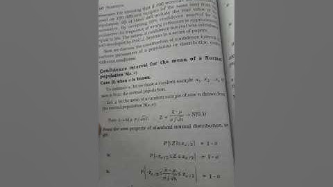 Interval Estimation  (part 2)