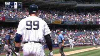 Tyler Austin and Aaron Judge Back-to-Back HR's in First At-Bats