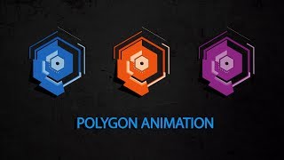 Animated Polygon after effect Tutorial Minimal logo