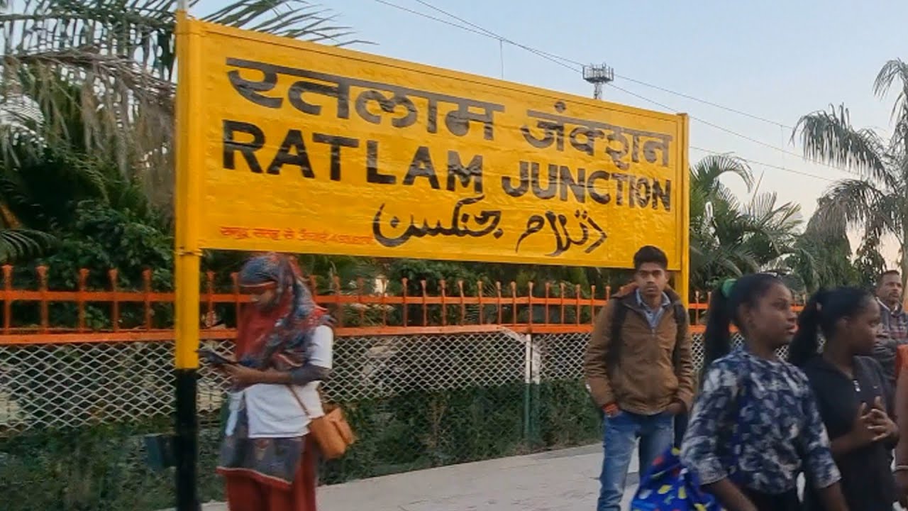 RTM, Ratlam Junction railway station Madhya Pradesh, Indian Railways Video in 4k ultra HD photo