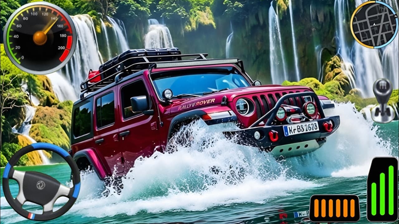 4x4 Offroad Jeep Driving Simulator 3D - Drive SUV 4x4 jeep Offroad Game - Android GamePlay