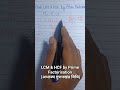 LCM & HCF by Prime Factorisation (अभाज्य गुणनखंड विधि से LCM, HCF ज्ञात करना) #lcm #hcf #shorts