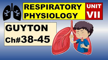 Ch#38-45 Physiology Guyton | Complete Respiratory Physiology (8 Chapters) | Unit VII of Guyton