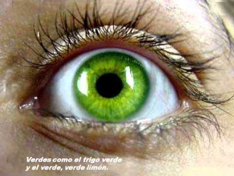 Ojos verde pardo