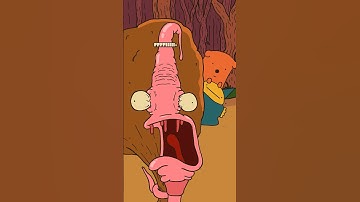 Nigel and Marmalade help a struggling worm #animation