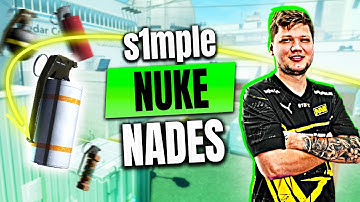 s1mple (25-18) Nuke POV - Every nade used | FACEIT FPL CS2