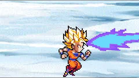 Goku dodge test (sprite animation)