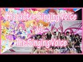 Aikatsu Character's Singing Voice vs Their Singing Voice Comparison