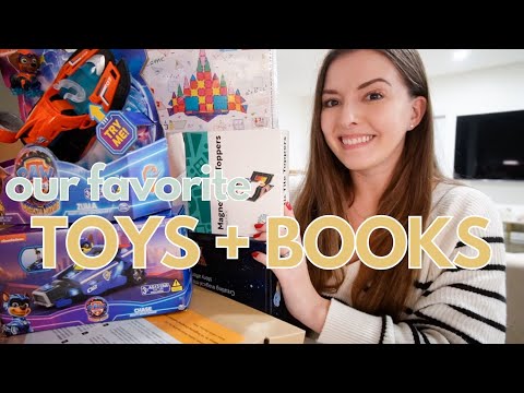OUR FAVORITE TOYS + BOOKS + what I already got the kids for christmas 🎄🤍😊 | KAYLA BUELL