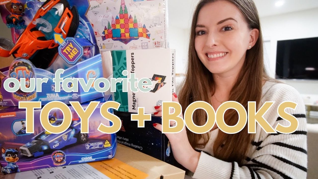 OUR FAVORITE TOYS + BOOKS + what I already got the kids for christmas 🎄🤍😊 | KAYLA BUELL
