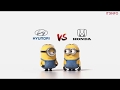Hyundai vs honda minions style  funny 