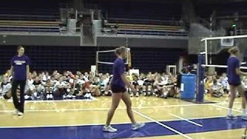 Attacking footwork and armwork, serve rec  and blocking transition