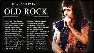 Old Rock Songs 60s 70s 80s | AC/DC, Aerosmith, The Beatles, Scorpions, The Hollies...