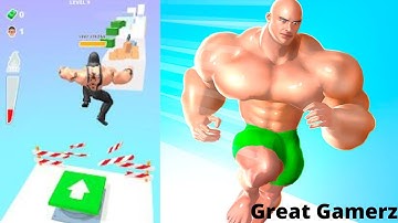 Muscle Rush 3D - Gameplay Max Level New Video Mobile Gameplay| All Levels Walkthrough Android, iOS