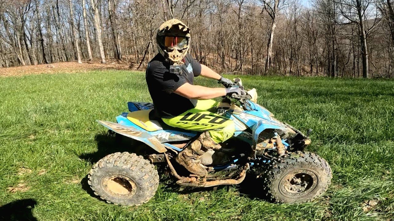 Dad Speed Rides At The Brewer Compound | 2007 Suzuki LTR 450