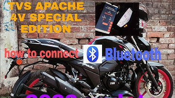 How to connect bluetooth on TVS Apache RTR 160 4v special Edition|SmartXconnect|❤️🏍️🔥