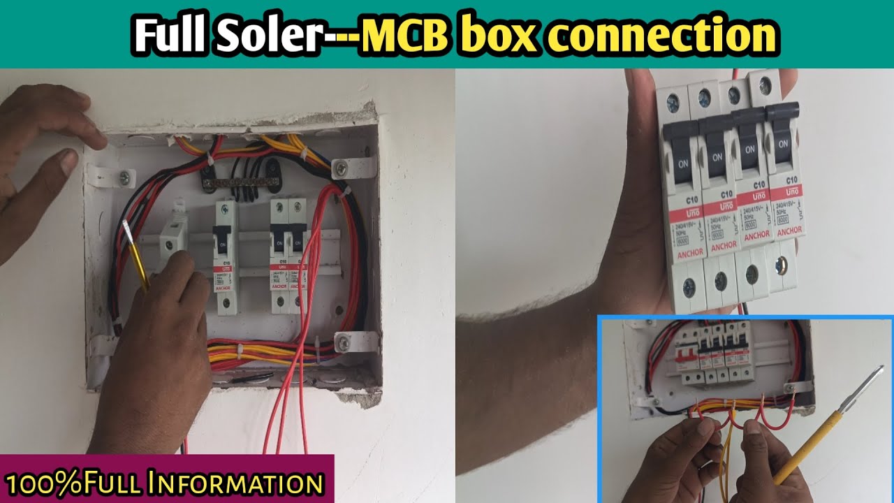 full soler mcb box wiring connection|| complete mcb box connection||main db wiring connection