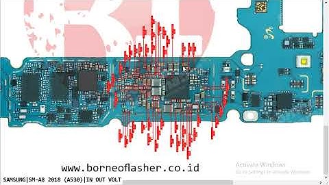Samsung A8 2018 SM A530 In Out Voltes Power Shot Problem Hardware Solution