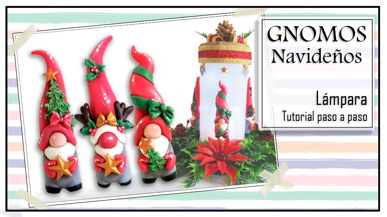 Рождественские гномы - Фонарь - Центральное украшение - Рождественское декорирование -