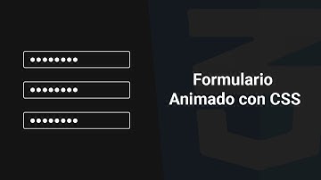 Cómo hacer un formulario animado | Transiciones con CSS