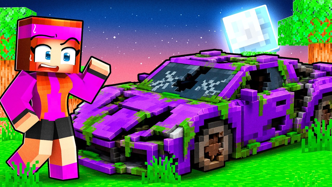 J'ai trouvé une voiture de Luxe abandonnée sur Minecraft !