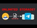 Hacking telegram for unlimited storage