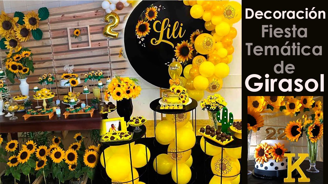 Decoraciones Fiesta Tematica de Girasoles