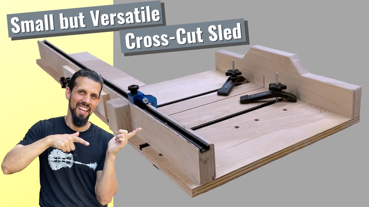 Scully Kvinde kedelig Cross-Cut Sled for Contractor Table Saw - YouTube