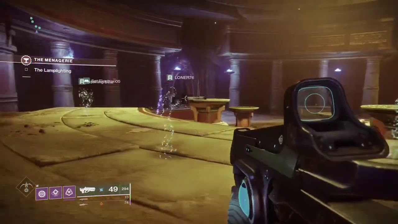 Heroic menagerie d2 showcase the lamplighting complete run (last run)