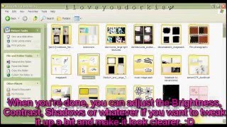 Photofiltre: How to apply textures / How to use the 'Fade' button. (Tutorial # 4)