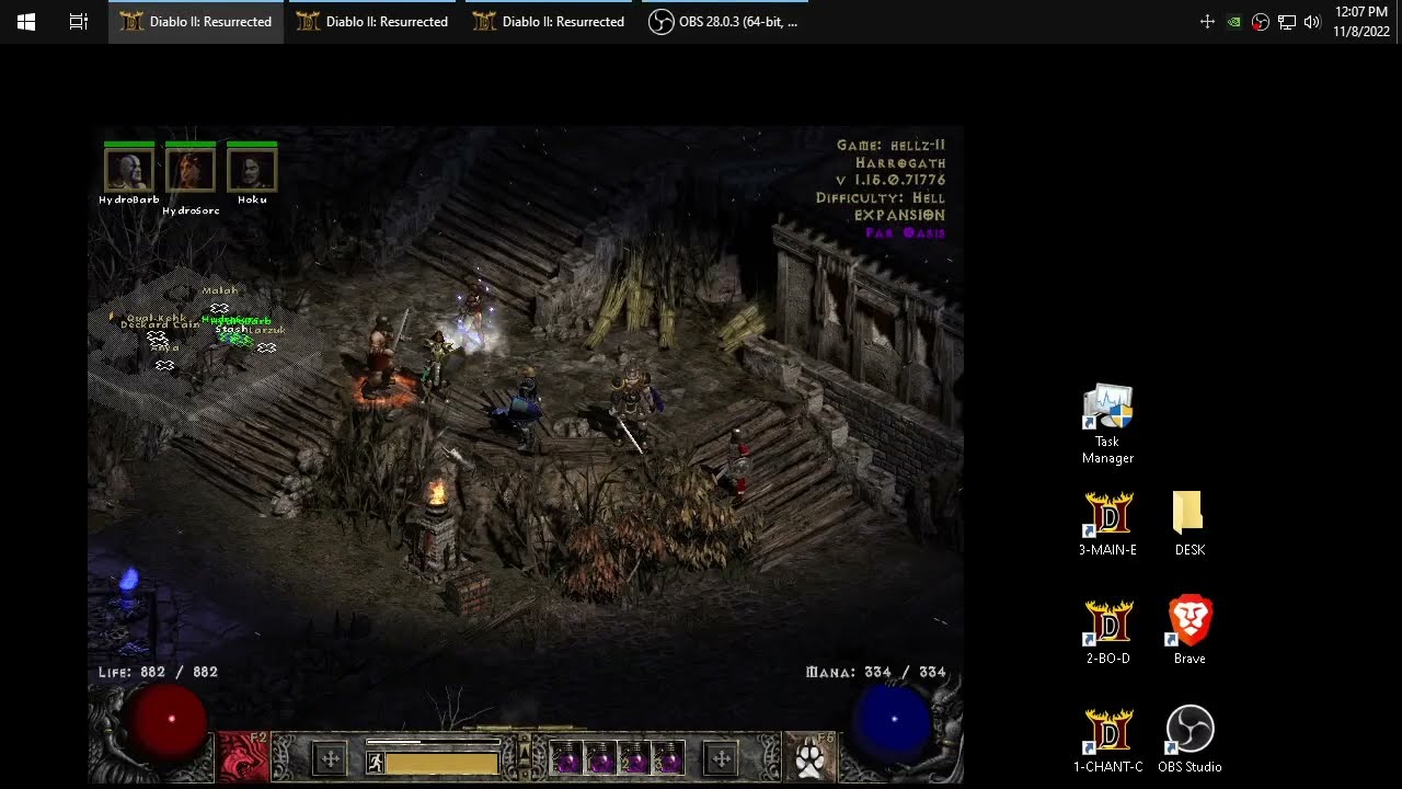 D2R Multibox Stuttering Fix (Task Manager Example)