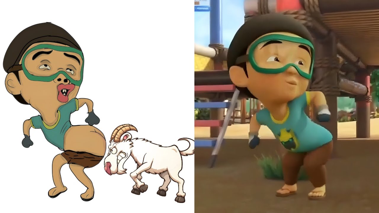 Drawing funny 😂 || funny drawing meme Upin ipin terbaru dan lucu 😂. Musim 19. Polis sentri.