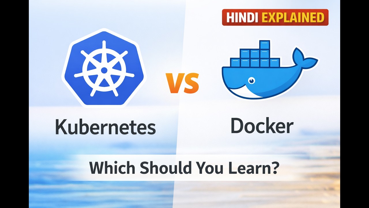 Docker vs Kubernetes — Complete DevOps Guide | Hindi Explained - YouTube