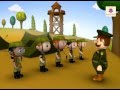 Five Little Soldiers - 3D English Nursery Rhyme for Children | Periwinkle | Rhyme #18