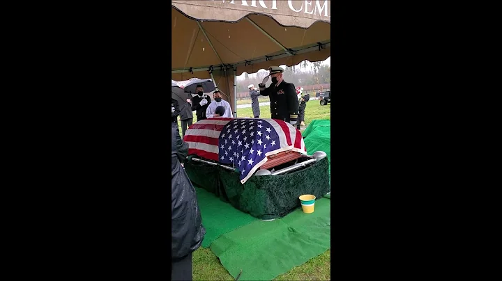 Don Stovall Final Navy Military Salute Jan 2021