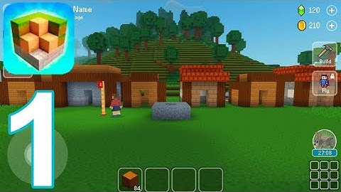 Block Craft 3D: Building Game - Gameplay Walkthrough Part 1 - Tutorial (Android, iOS)