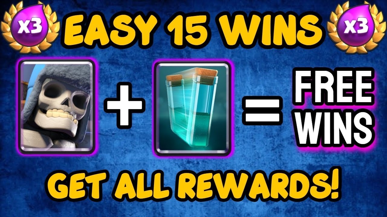 Best / Easiest Deck for Triple Elixir Global Tournament - All 15 Wins & Rewards Unlocked