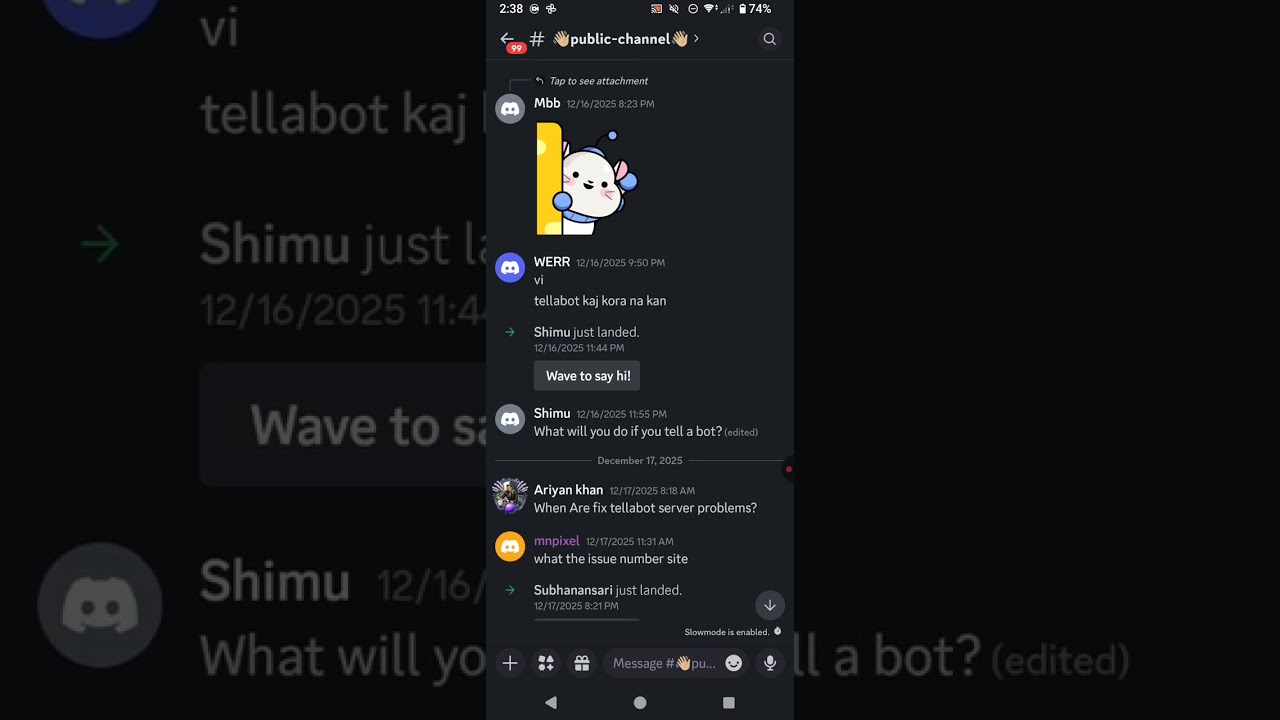 Tellabot Connectivity service limited problem/ Tellabot number panel 