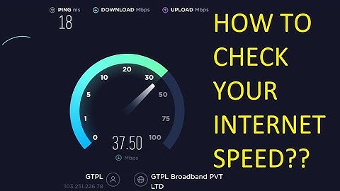 INTERNET Speed Test for Laptop & Desktop online ||  INTERNET ki speed kaise check kare ||