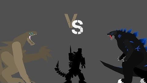Godzilla Vs Mega Kaiju | Monsterverse animation | stick nodes
